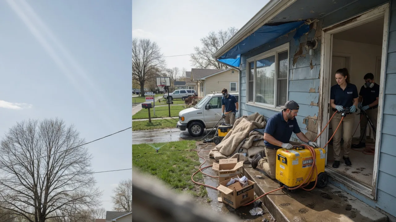 Basement Flood Cleanup in Britton, SD near me